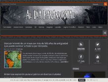 Tablet Screenshot of aldiaparanormal.com